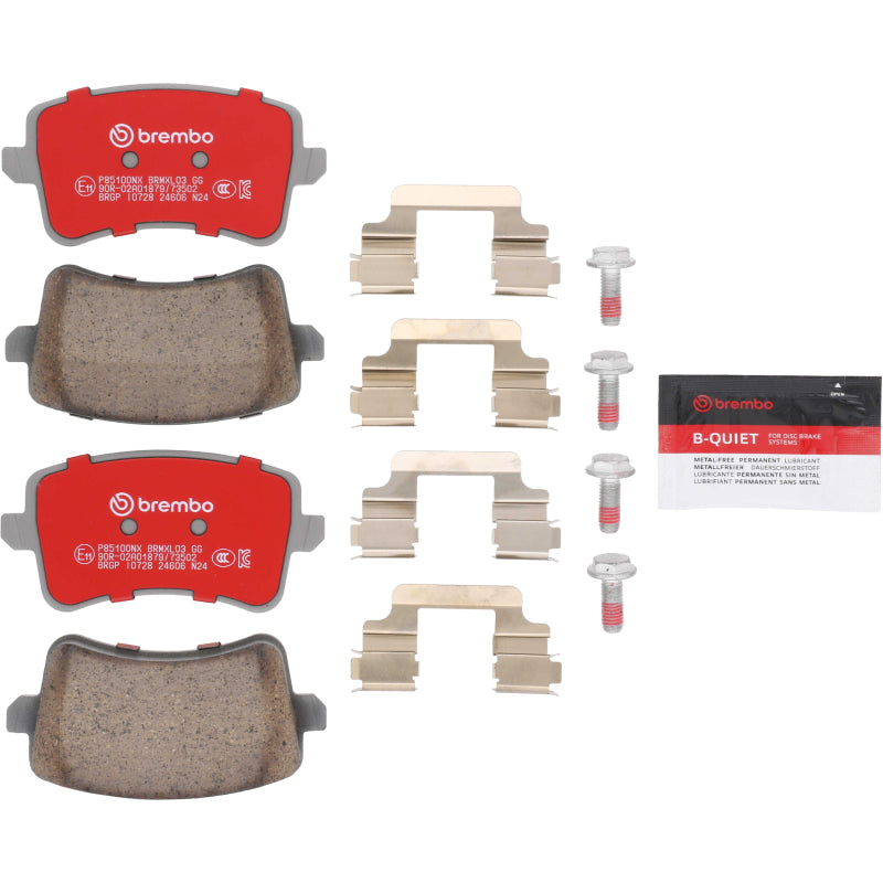 Brembo 07-17 Audi A4 B8 (8K2) / 07-17 Audi A5 (8T3) Xtra Ceramic Brake Pad - Rear