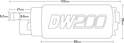 Nuke Performance - Deatschwerks DW200 in-tank fuel pump kit