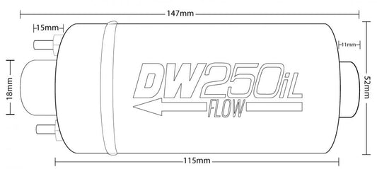 Nuke Performance - Deatschwerks DW250il in-line fuel pump