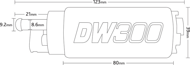 Nuke Performance - Deatschwerks DW300 in-tank fuel pump kit