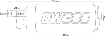 Nuke Performance - Deatschwerks DW300 in-tank fuel pump kit