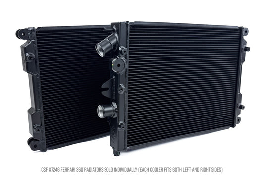CSF 00-08 Ferrari 360 High Performance All Aluminum Radiator - Left/Right