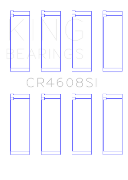 King Engine Bearings Toyota 2ZZ-GE (Size .025) Connecting Rod Bearing Set (Set of 4)