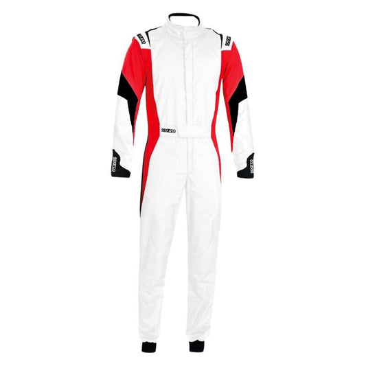 Sparco Suit Competition (Boot Cuff) 60 White/Red