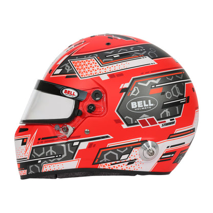 Bell Helmet Rs7 Stamina Anthracite/Red (Hans) 58(7 1/4) Fia8859-2024/Sa2025