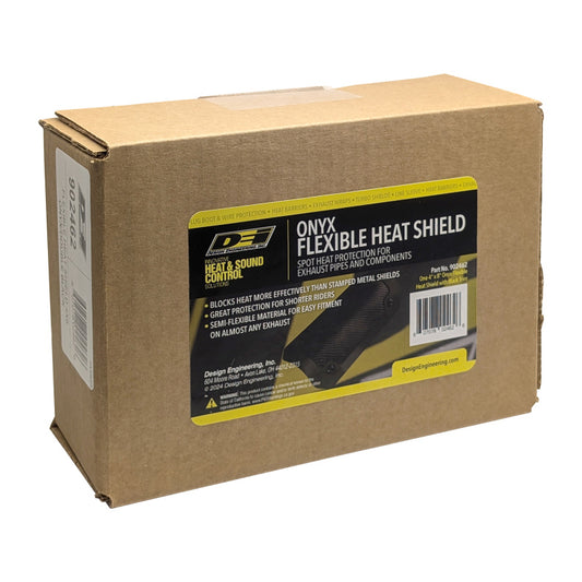 DEI Flexible Pipe Shield - 4in x 8in - Double Black