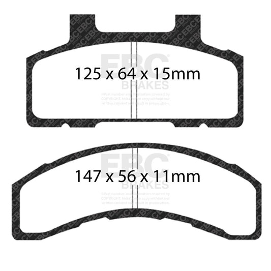 EBC 93-96 Buick Century 2.2 Ultimax2 Front Brake Pads