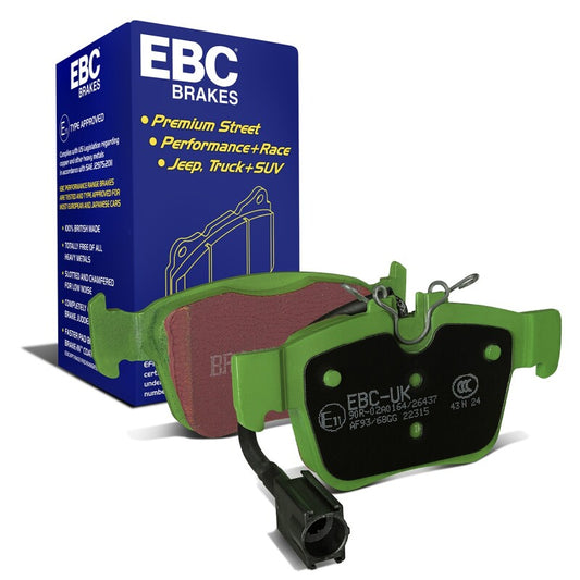EBC 2017+ Alfa Romeo Giulia 2.0L Turbo Greenstuff Rear Brake Pads