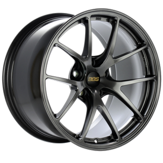 BBS RI-A 18x8.5 5x112 ET38 Diamond Black Wheel -82mm PFS Required