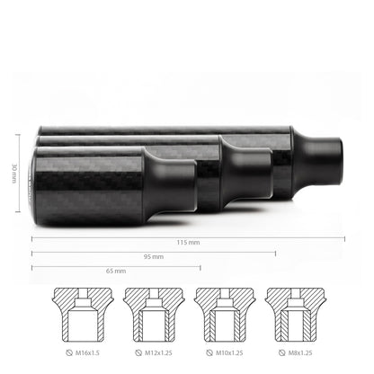 Nuke Performance - Gear Knob Cavernous Carbon 100, Glossy finish