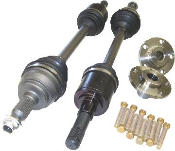 DSS Volkswagen 1993-1998 Golf / GTI / Jetta / Corrado VR6 (5-Speed) 500HP Level 3 Axle/Hub kit VW63
