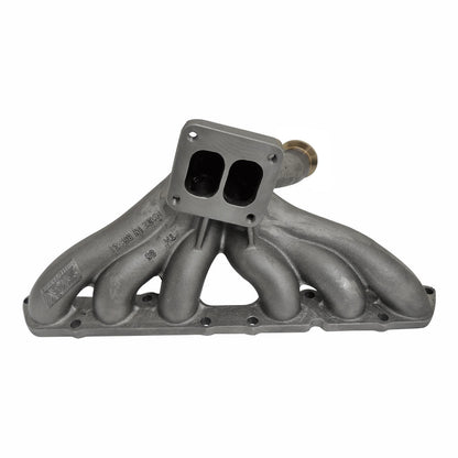 Toyota Supra Soarer Lexus IS300 GS 2JZ-GE T4 Twin Scroll Flow Top Mount Turbo Manifold - 44/45mm Vband Wastegate Flange - PRE SALE