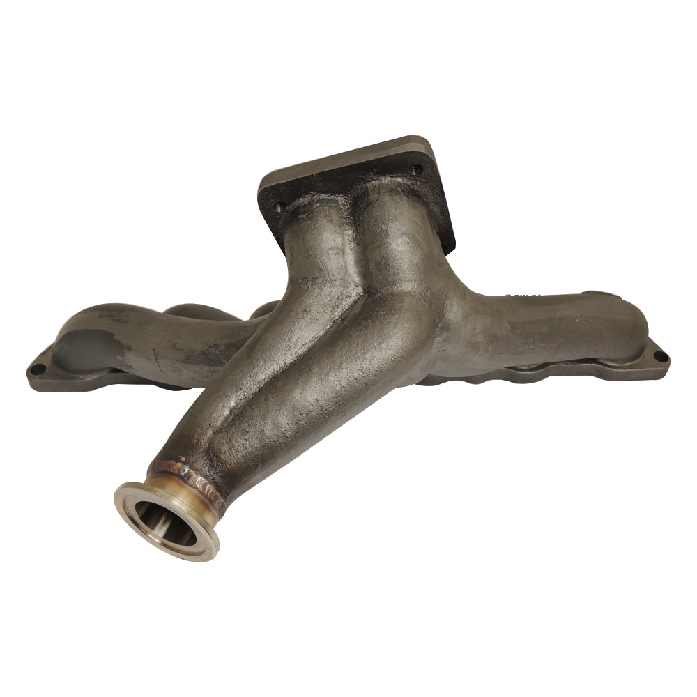 Toyota Supra Soarer Lexus IS300 GS 2JZ-GE T4 Twin Scroll Flow Top Mount Turbo Manifold - 44/45mm Vband Wastegate Flange - PRE SALE