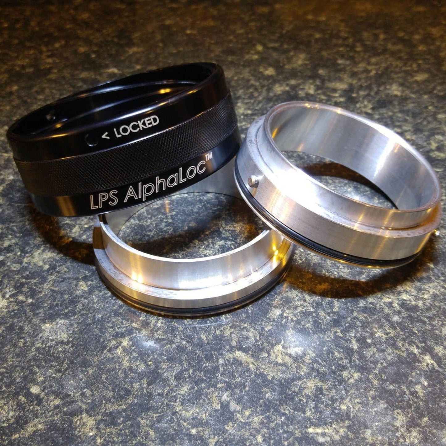LPS AlphaLoc 3.5" Black Intercooler and Coolant Tube Coupler